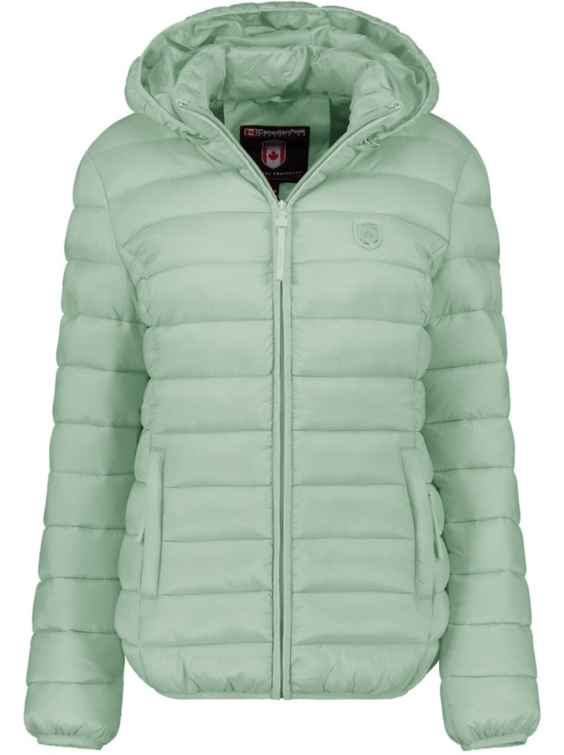 Piumino leggero con cappuccio akitaleak – canadian peak Verde pastello - Kiabi