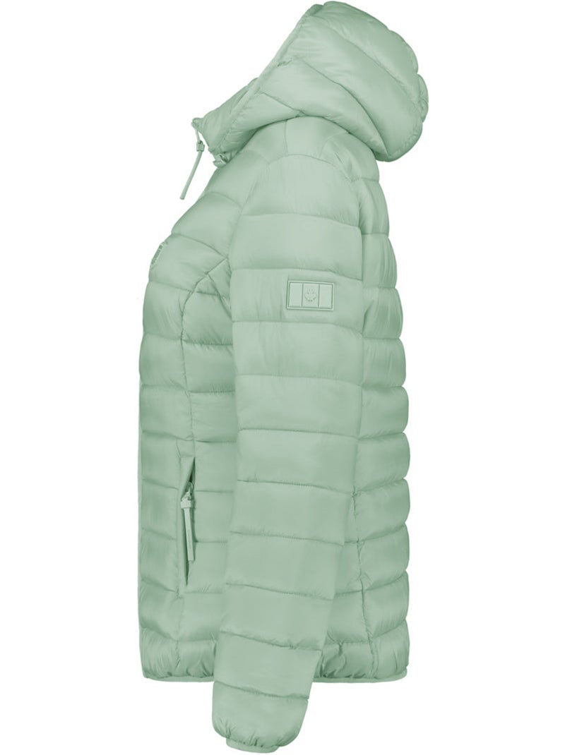 Piumino leggero con cappuccio akitaleak – canadian peak Verde pastello - Kiabi