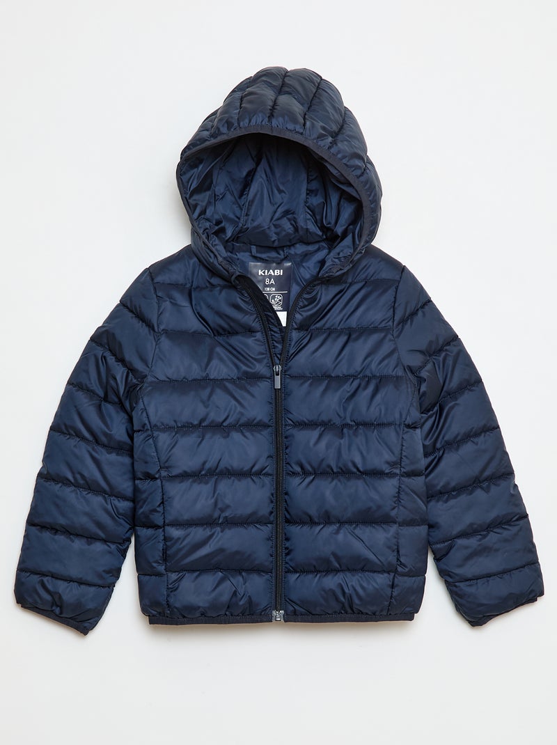 Piumino leggero con cappuccio Blu Bambino Kiabi
