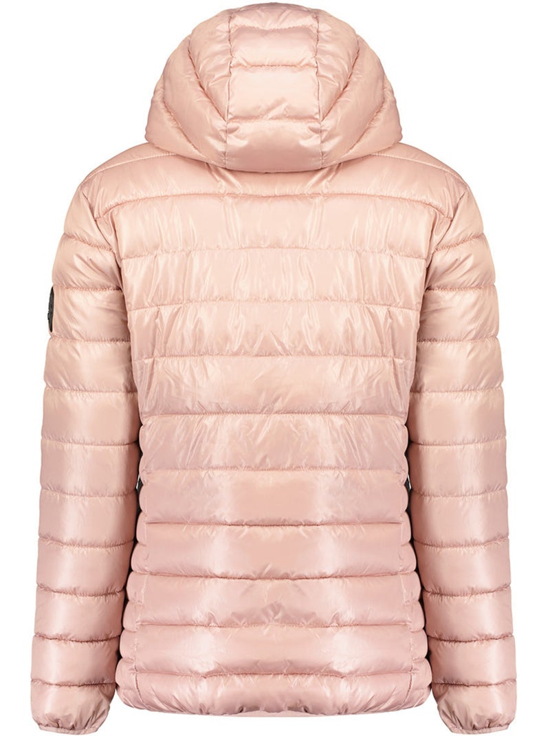 Piumino leggero con cappuccio colombiana – canadian peak Rosa pallido - Kiabi