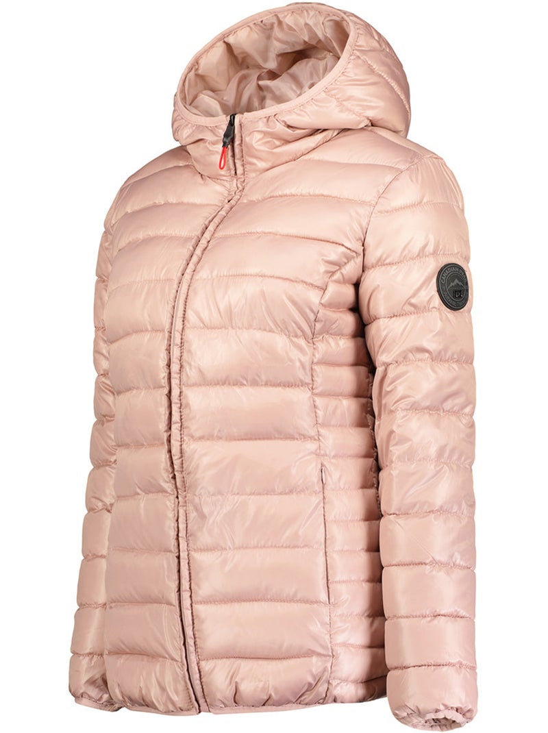 Piumino leggero con cappuccio colombiana – canadian peak Rosa pallido - Kiabi