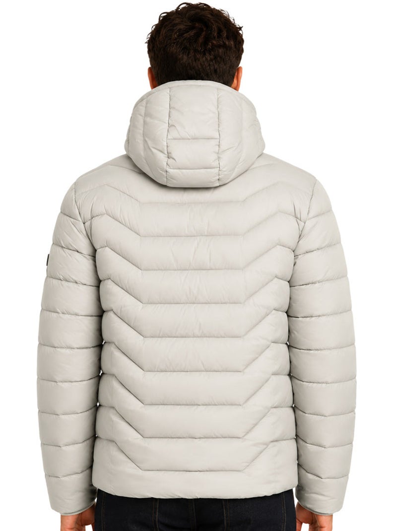 Piumino leggero con cappuccio copainoral hood – kaporal Grigio chiaro - Kiabi