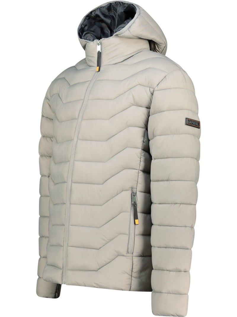 Piumino leggero con cappuccio copainoral hood – kaporal Grigio chiaro - Kiabi