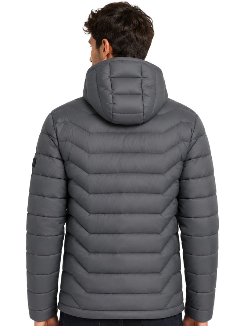 Piumino leggero con cappuccio copainoral hood – kaporal Grigio scuro - Kiabi