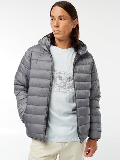 Piumino leggero con cappuccio - Kiabi