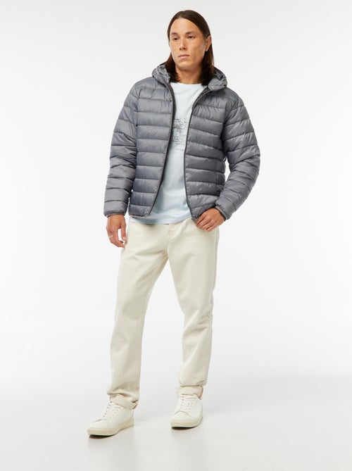 Piumino leggero con cappuccio - Kiabi