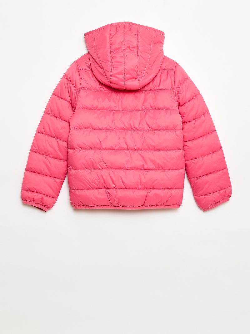 Piumino leggero con cappuccio Rosa - Kiabi