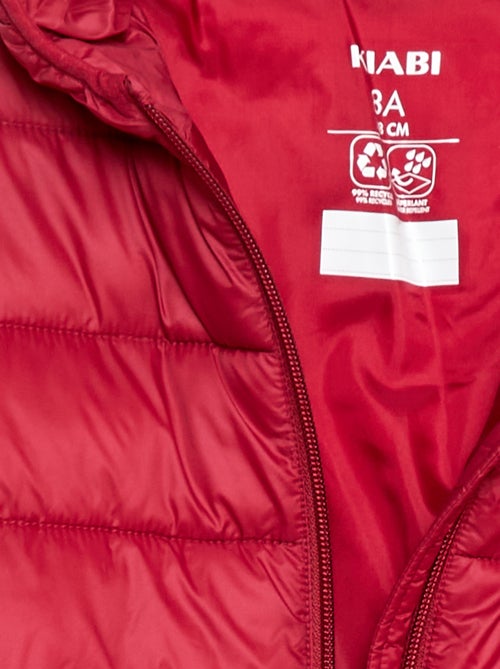 Piumino leggero con cappuccio - Kiabi