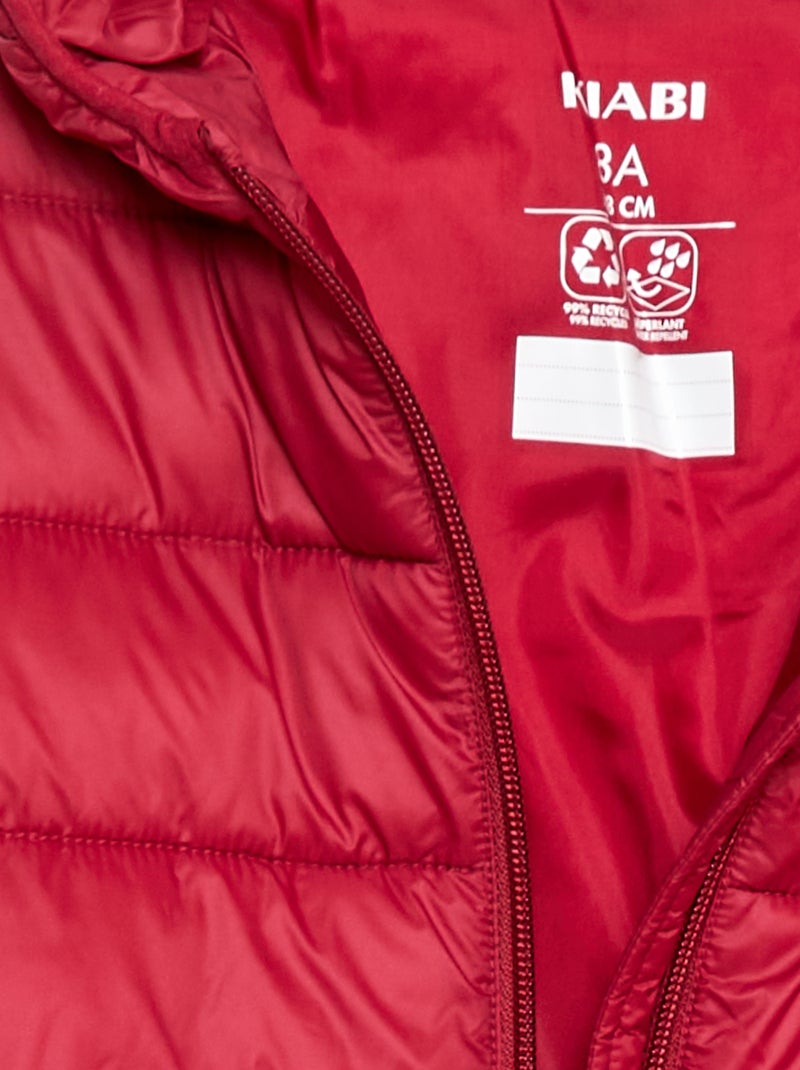 Piumino leggero con cappuccio Rosa - Kiabi