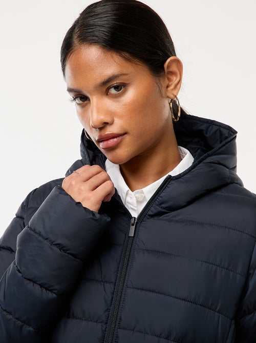 Piumino leggero con cappuccio tinta unita - Kiabi