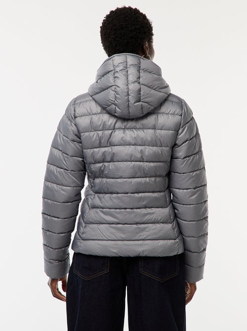 Piumino leggero con cappuccio tinta unita - Kiabi