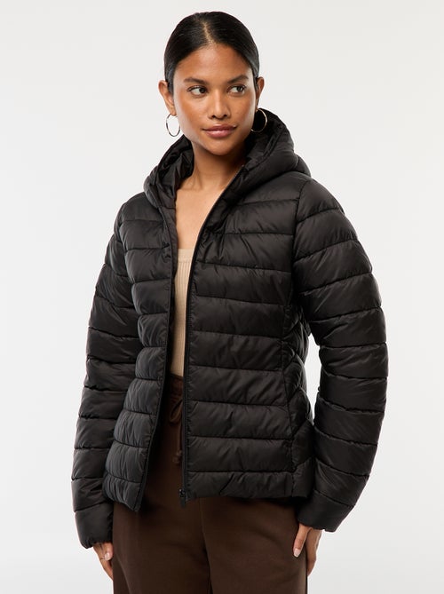 Piumino leggero con cappuccio tinta unita - Kiabi