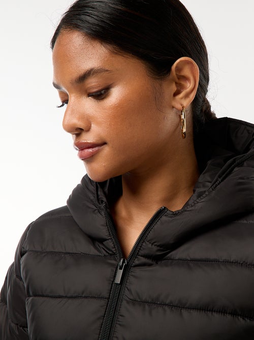 Piumino leggero con cappuccio tinta unita - Kiabi