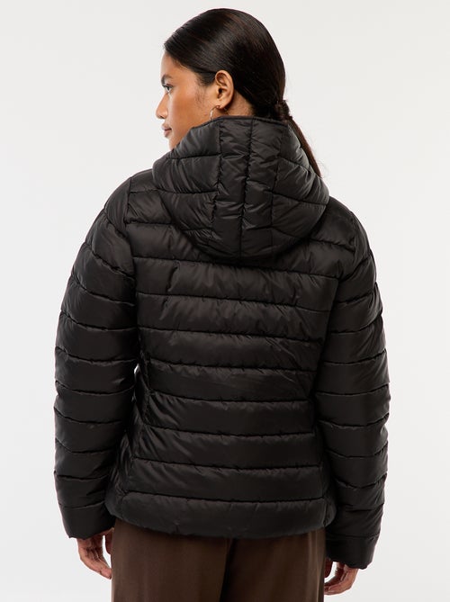 Piumino leggero con cappuccio tinta unita - Kiabi