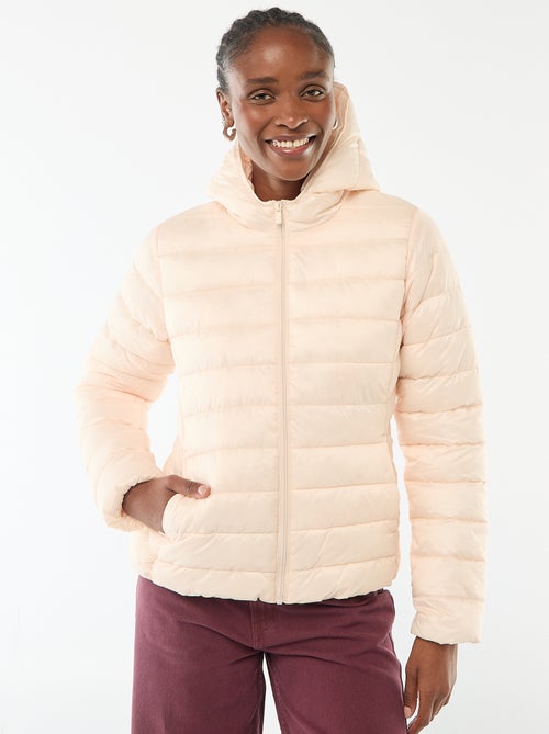 Piumino leggero con cappuccio tinta unita - Kiabi