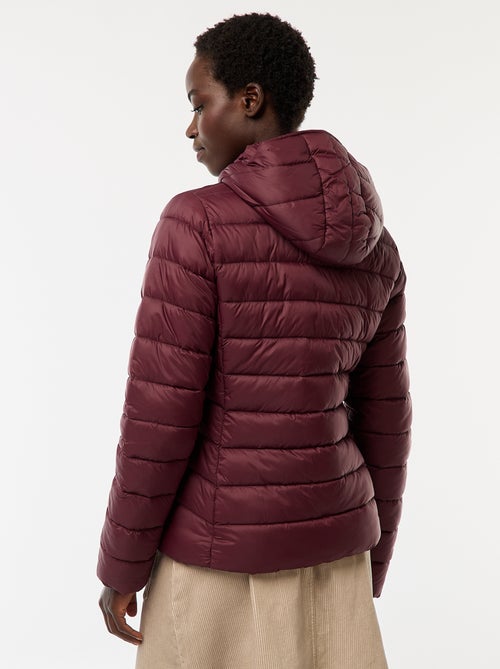 Piumino leggero con cappuccio tinta unita - Kiabi