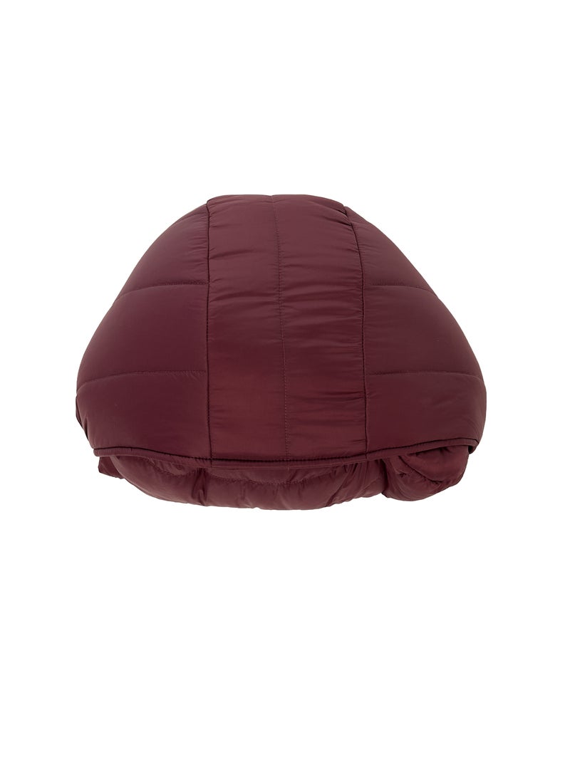 Piumino leggero con cappuccio tinta unita Rosso - Kiabi