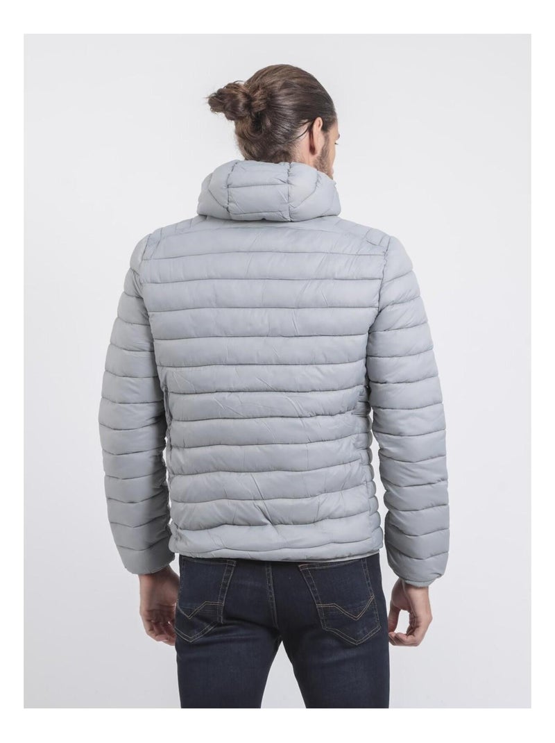 Piumino leggero con cappuccio ZILLING II Grigio chiaro - Kiabi