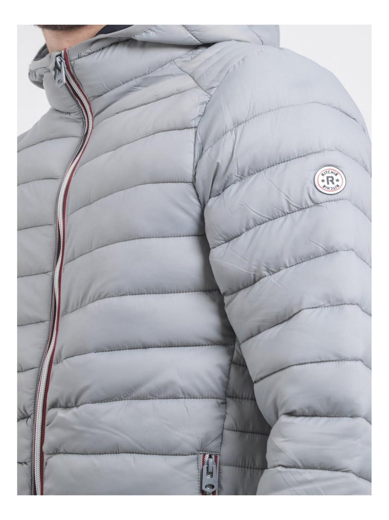 Piumino leggero con cappuccio ZILLING II Grigio chiaro - Kiabi