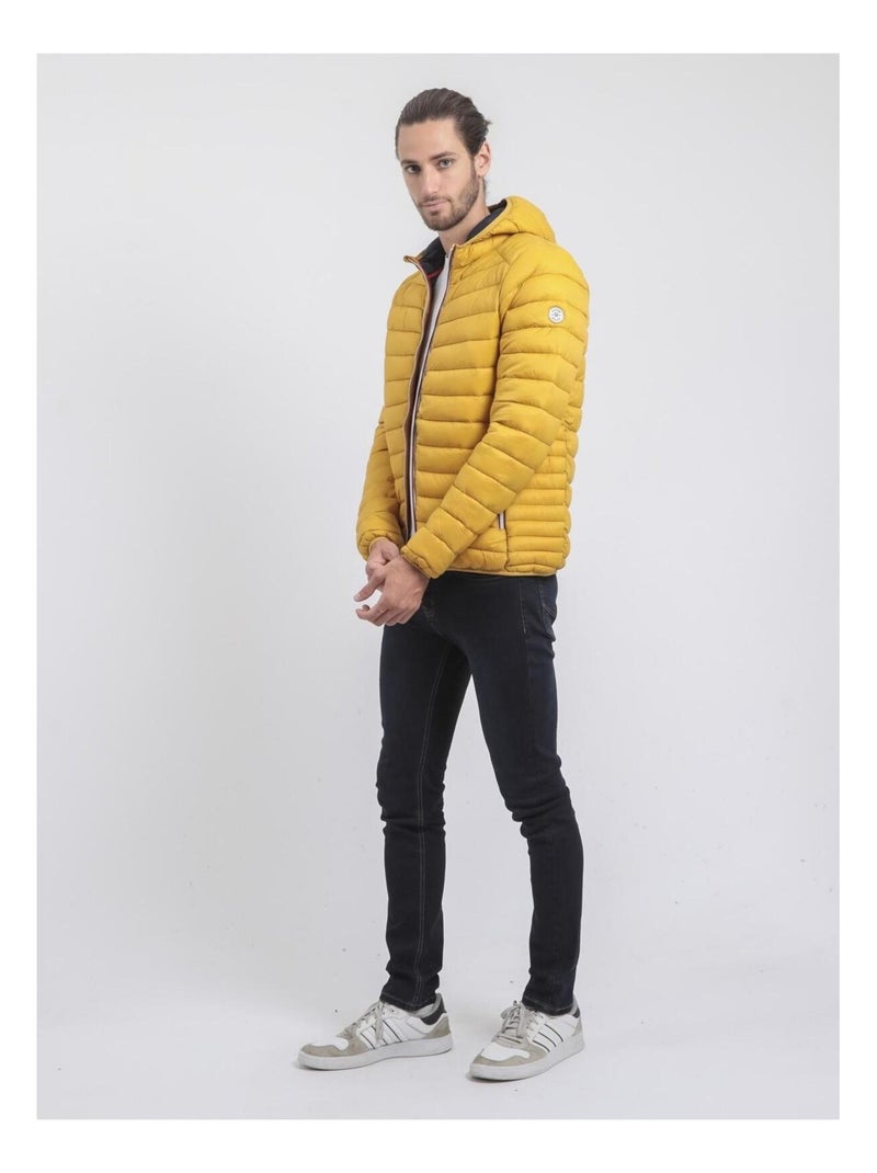 Piumino leggero con cappuccio ZILLING II Senape - Kiabi