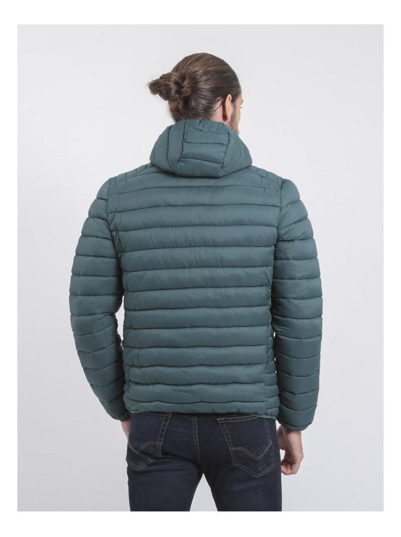 Piumino leggero con cappuccio ZILLING II Verde scuro - Kiabi
