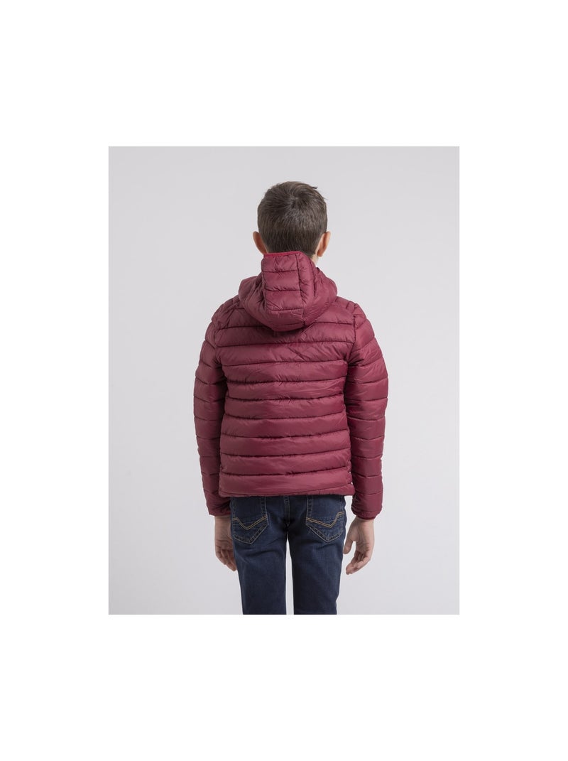 Piumino leggero con cappuccio ZILLING-J Bordeaux - Kiabi