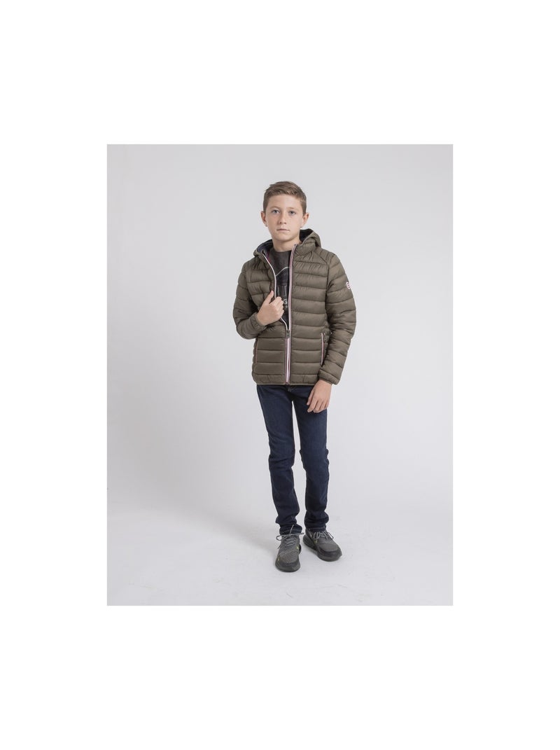 Piumino leggero con cappuccio ZILLING-J Cachi - Kiabi