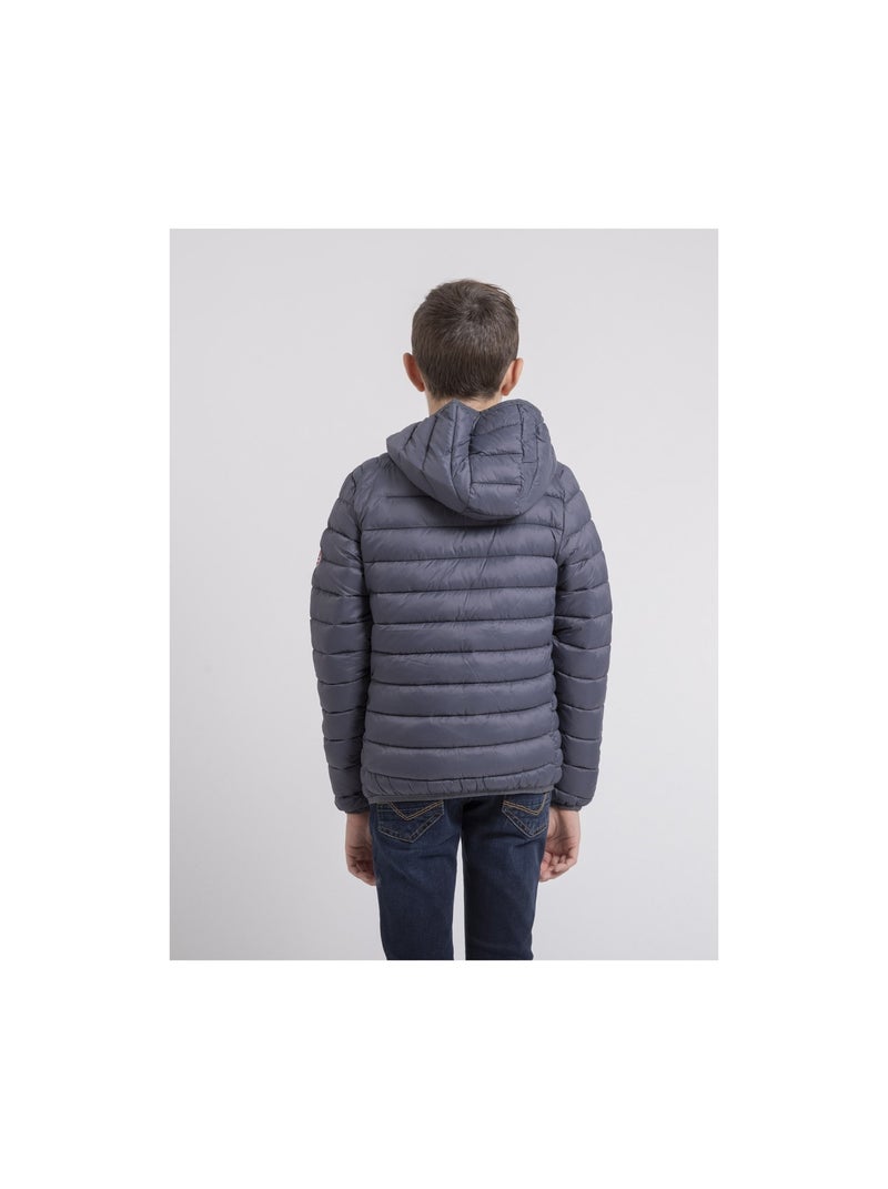 Piumino leggero con cappuccio ZILLING-J Grigio - Kiabi