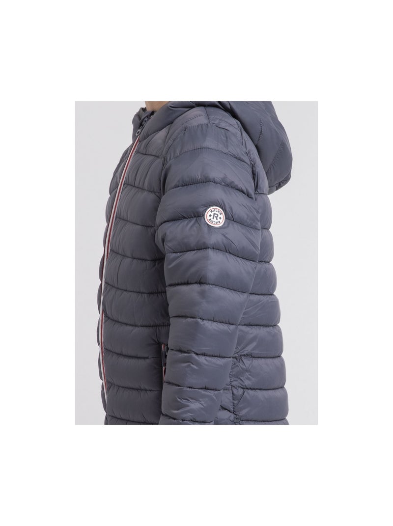 Piumino leggero con cappuccio ZILLING-J Grigio - Kiabi