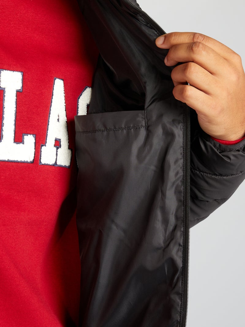 Piumino leggero nero - Kiabi