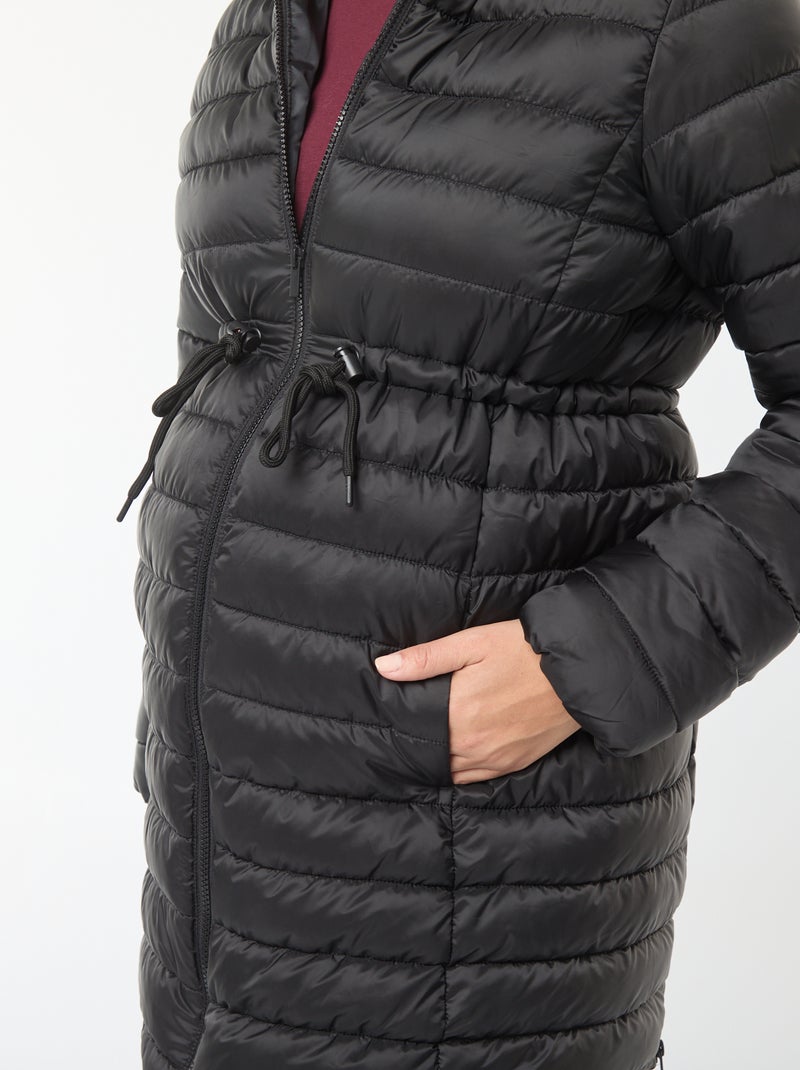 Piumino leggero premaman + babywearing nero - Kiabi