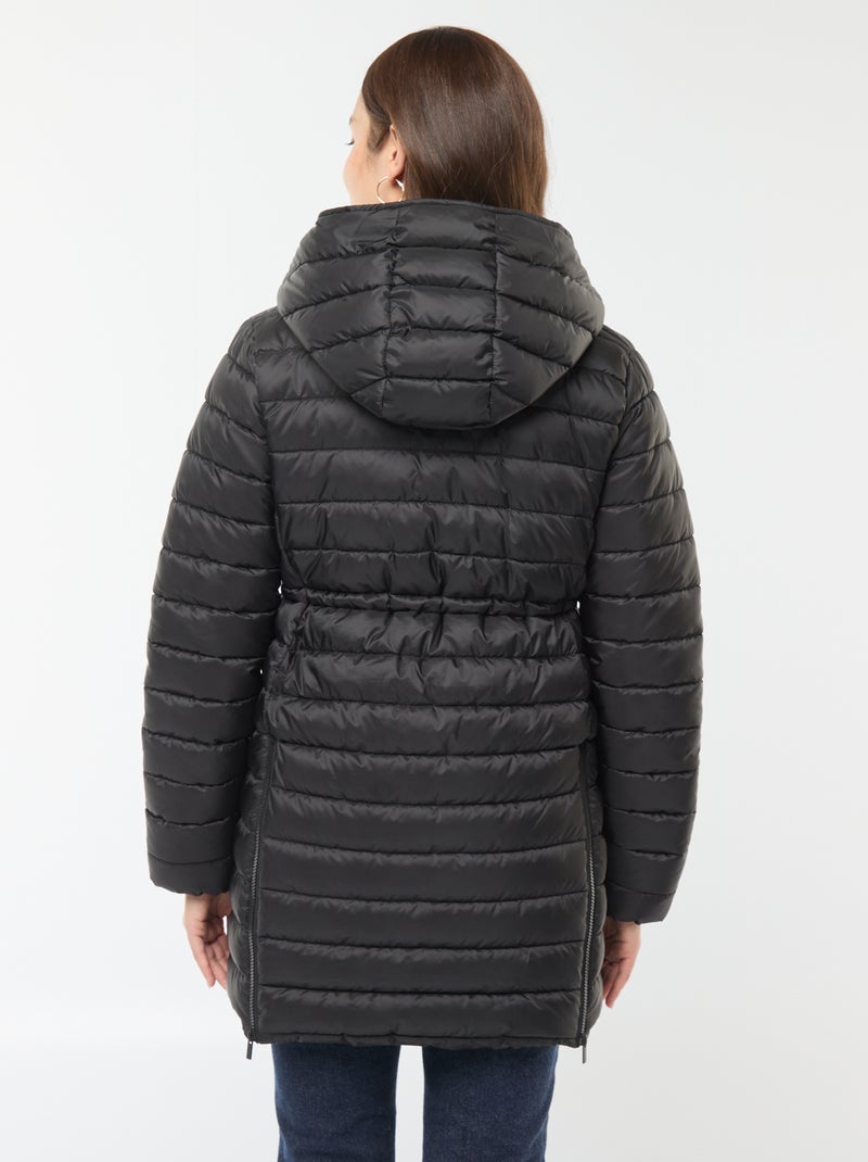 Piumino leggero premaman + babywearing nero - Kiabi
