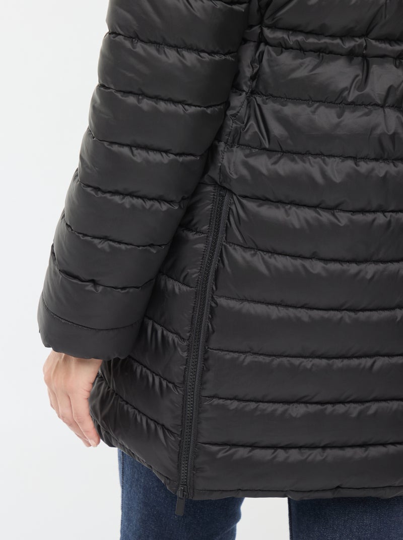 Piumino leggero premaman + babywearing nero - Kiabi