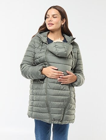 Piumino leggero premaman + babywearing