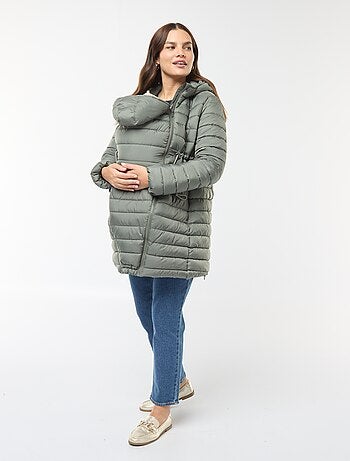 Piumino leggero premaman + babywearing