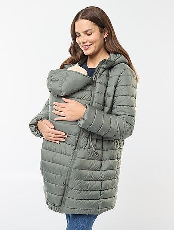 Piumino leggero premaman + babywearing