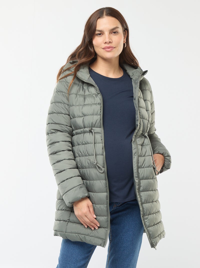 Piumino leggero premaman + babywearing Verde - Kiabi