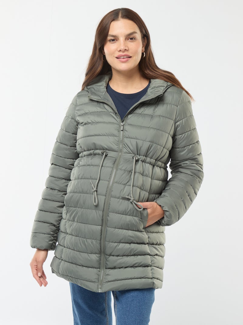 Piumino leggero premaman + babywearing Verde - Kiabi