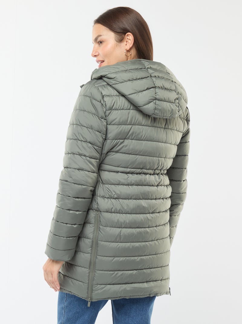 Piumino leggero premaman + babywearing Verde - Kiabi