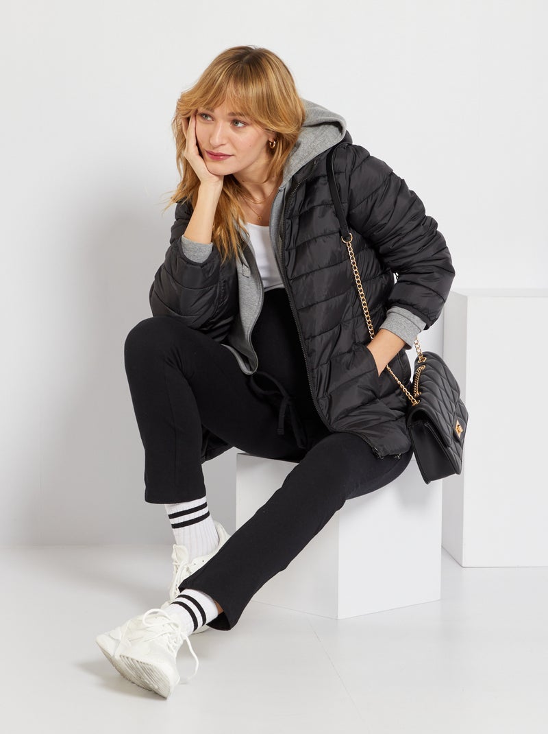 Piumino leggero premaman Nero - Kiabi