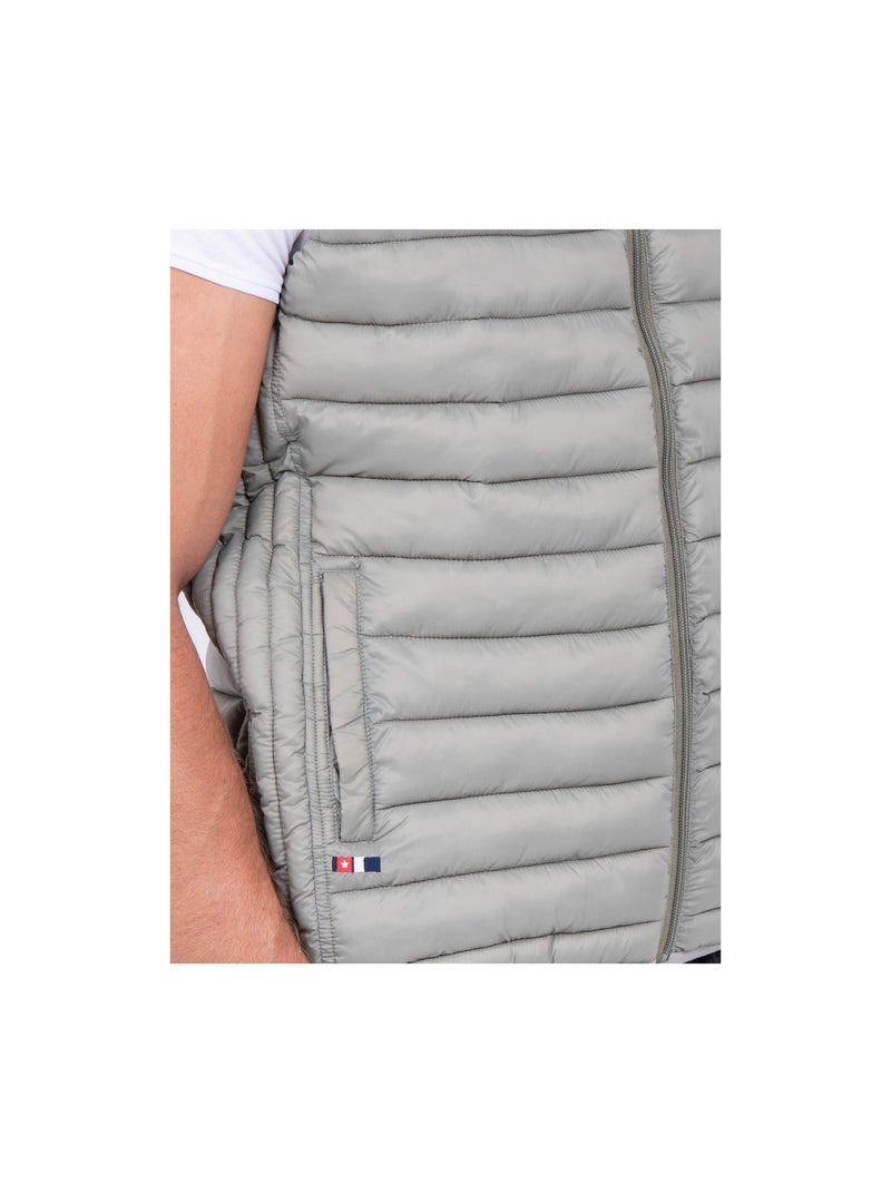 Piumino leggero sans manche ZERNES Verde kaki chiaro - Kiabi
