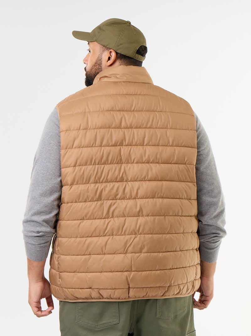Piumino leggero senza maniche Beige - Kiabi
