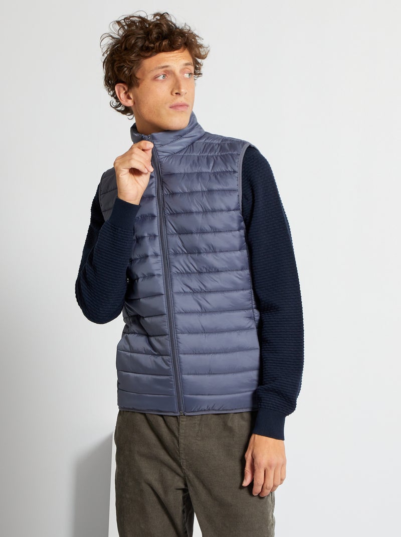 Piumino leggero senza maniche GRIGIO - Kiabi