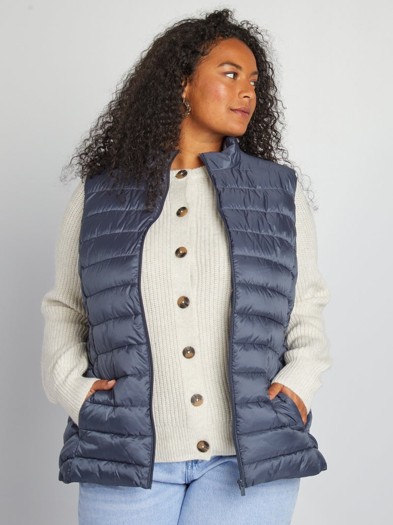 Piumino leggero smanicato BLU - Kiabi