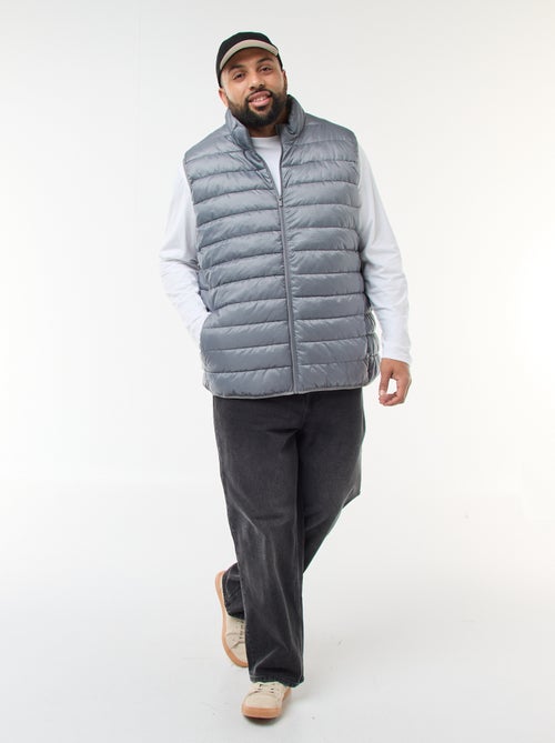 Piumino leggero smanicato con collo alto - Kiabi