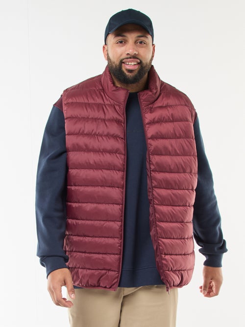 Piumino leggero smanicato con collo alto - Kiabi