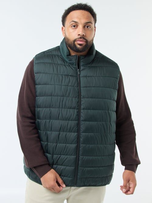 Piumino leggero smanicato con collo alto - Kiabi