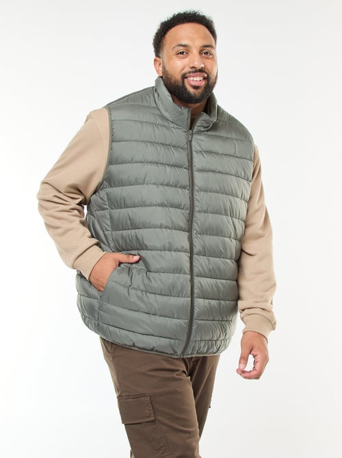 Piumino leggero smanicato con collo alto - Kiabi