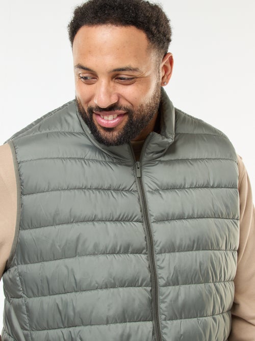 Piumino leggero smanicato con collo alto - Kiabi