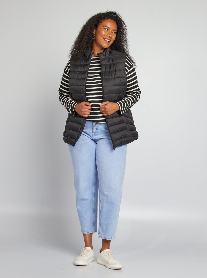 Piumino leggero smanicato NERO - Kiabi